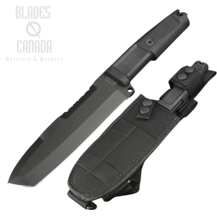 Extrema Ratio Ontos Fixed Blade Knife, N690 Burnishing, Black Handle, NO KIT Extrema Ratio Ontos Fixed Blade Knife, N690 Burnishing, Black Handle, NO KIT